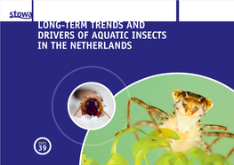 Long-Term Trends and Drivers of Aquatic Insects in the Netherlands