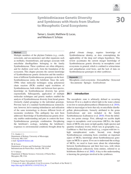 Symbiodiniaceae Genetic Diversity and Symbioses with Hosts from Shallow to Mesophotic Coral Ecosystems 539