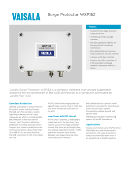 Surge Protector WSP152 B210760EN-C