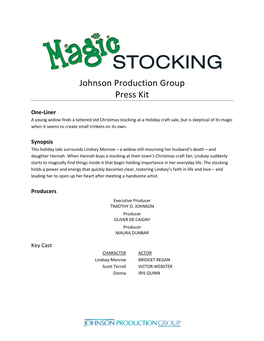 Johnson Production Group Press Kit