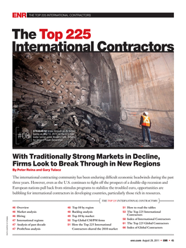 THE TOP 225 INTERNATIONAL CONTRACTORS the Top 225 International Contractors Webhead to Come