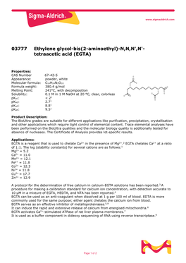 Tetraacetic Acid (EGTA)