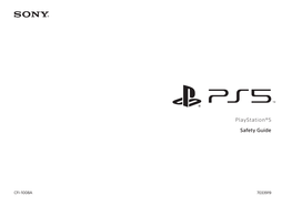 Playstation®5 Safety Guide