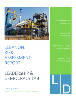Lebanon’S Energy Sector