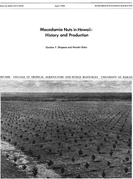 Macadamia Nuts in Hawaii: History and Production