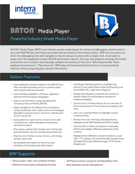 BATON Media Player