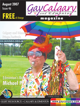 Gaycalgary and Edmonton Magazine August 2007