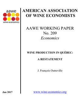 AAWE Working Paper No. 209 – Economics