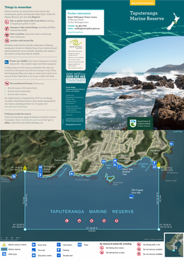 Taputeranga Marine Reserve Brochure And