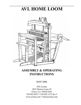 Home Loom KD Manual 2009.Pdf