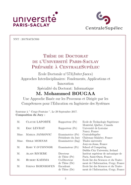 A Centralesupélec M. Mohammed BOUGAA