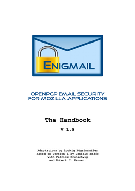 The Enigmail Handbook 1.0.0