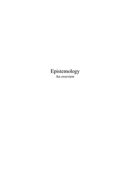 Epistemology.Pdf