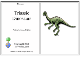 Triassic Dinosaurs