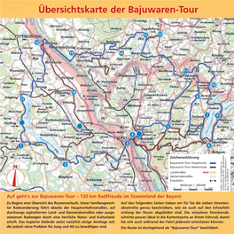 Übersichtskarte Der Bajuwaren-Tour