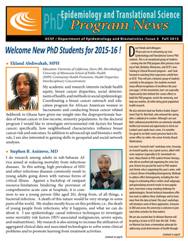 Phd Newsletter