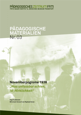 Novemberpogrome 1938. Versuch Einer Bilanz, Berlin 2009, Lenarz (Hrsg.), Novemberpogrom 1938