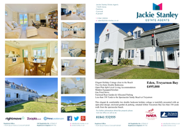 01841 532555 Eden, Treyarnon Bay £495,000