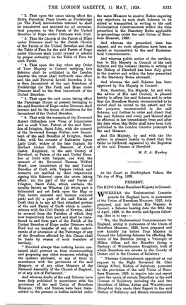 The London Gazette, 11 May, 1928. 5323