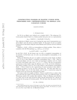 Constructing Families of Elliptic Curves with Prescribed Mod 3 Representation Via Hessian and Cayleyan Curves