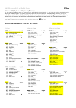 Fahrplan IGS Und GS Selters Linien 415, 464 Und 471 Gültig Ab: 12.08.2019