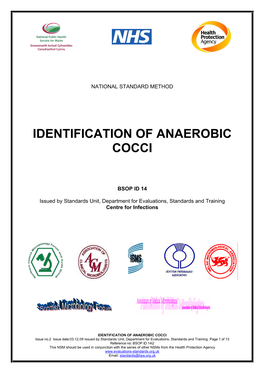 Identification of Anaerobic Cocci