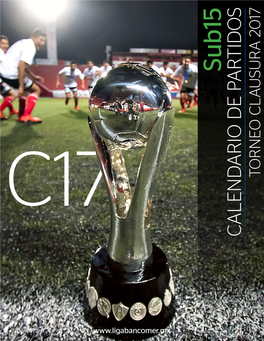 Calendarios Sub-15