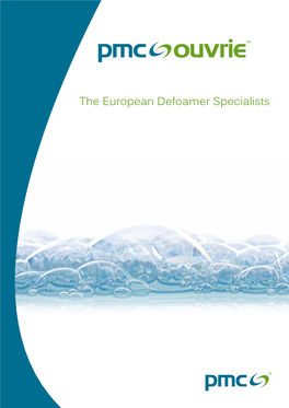 The European Defoamer Specialists Our Services