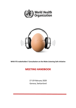 Meeting Handbook