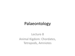 Palaeontology