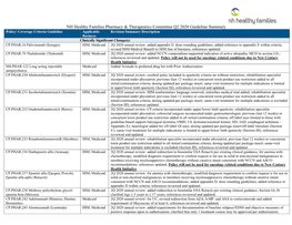 NH Healthy Families Pharmacy & Therapeutics Committee Q2 2020 Guideline Summary