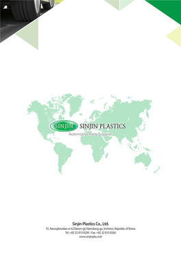 SINJIN PLASTICS Automotive Parts Supplier