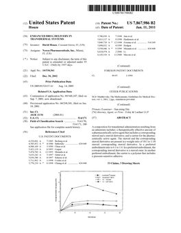 (12) United States Patent (10) Patent No.: US 7,867,986 B2 Houze (45) Date of Patent: Jan