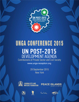 UN POST-2015 DEVELOPMENT AGENDA Public-Private Partnership