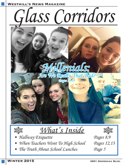 Glass Corridors Winter 2015