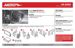 Toyota Multi-Kit2000-Up