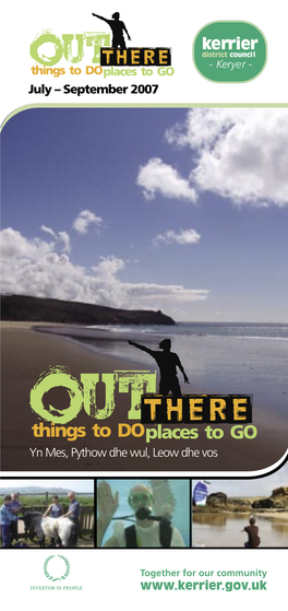 Things to DO Places to GO July – September 2007