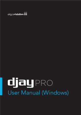 User Manual (Windows)