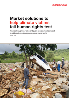 Market Solutions to Help Climate Victims Fail Human Rights Test