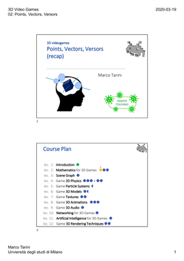 Points, Vectors, Versors