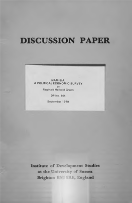 Discussion Paper
