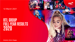 Rtl Group Full-Year Results 2020