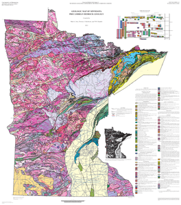 Geologic Map of Minnesota Precambrian Bedrock Geology