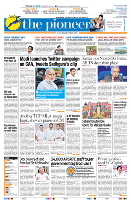 Modi Launches Twitter Campaign on CAA, Tweets Sadhguru's Clip