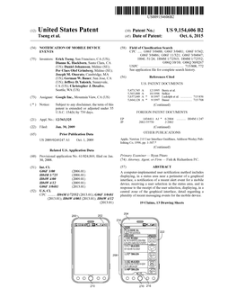 (12) United States Patent (10) Patent No.: US 9,154,606 B2 Tseng Et Al