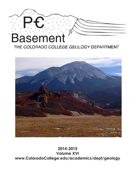 2014-15 Block 6 – February 28 - Ned Sterne, Sterne Ex- Ploration “The Golden Thrust System – Pecu- Block 1 -- September 1, Dr