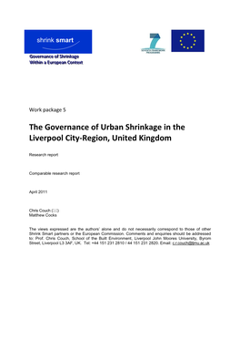 The Governance of Urban Shrinkage in the Liverpool City-Region, United Kingdom