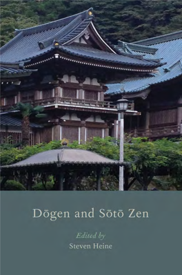 Dōgen and Sōtō Zen