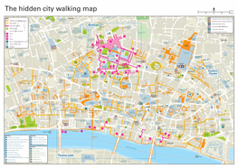 The Hidden City Walking Map 0 5 Minutes 0 100 200 300 400 Metres