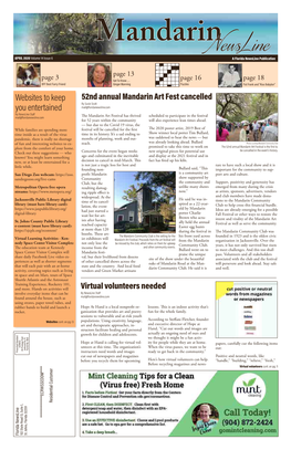 Mandarin Newsline  the Creekline  Ponte Vedra Newsline